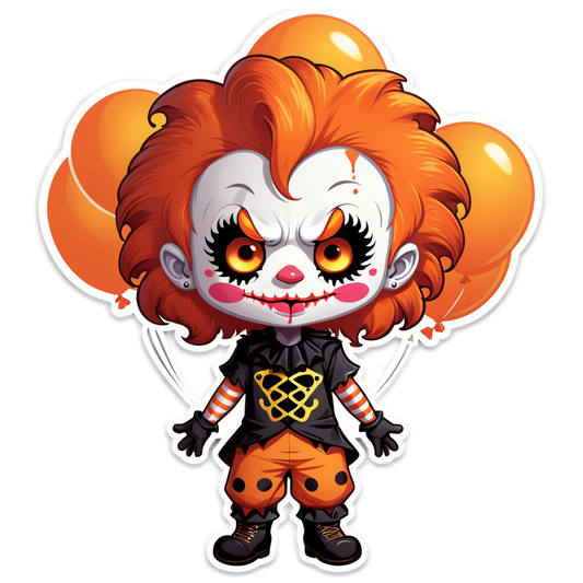 Feral Clown Pack - Halloween Sticker